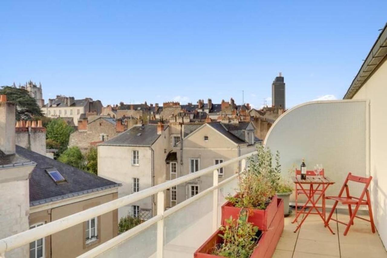 Bright Apartment With Large Terrace Nantes Zewnętrze zdjęcie